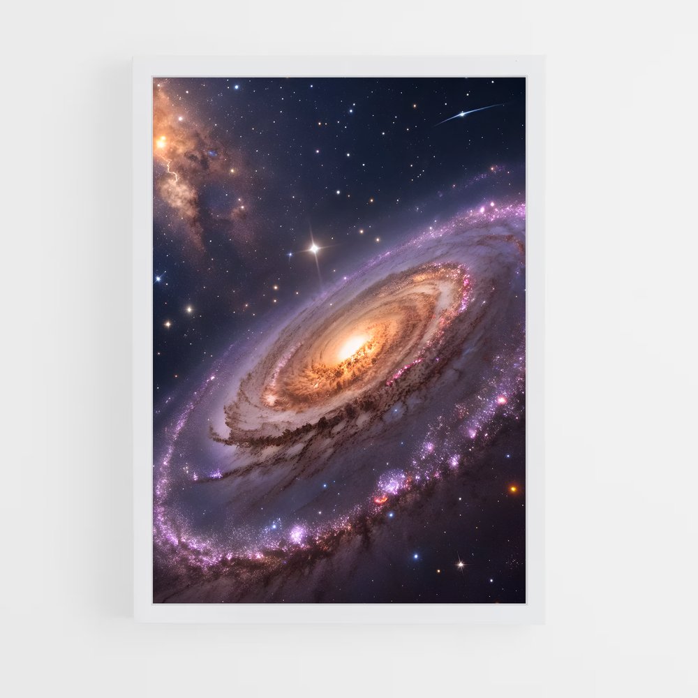 Poster splendide galaxie Tourbillon (vue 3)